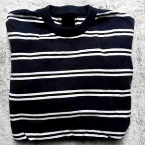 Blue and white stripped shirt